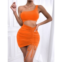 Sexy Strap Hollow out Women's Dress ZY9508