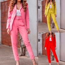 Women's coat casual fashion long sleeved suit FD051