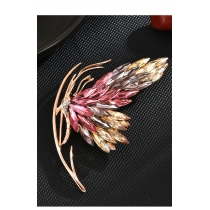 High grade French gradual change butterfly Austrian crystal elegant temperament butterfly brooch corsage accessories LXT0640H