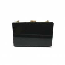 Acrylic transparent fashion dinner bag diagonal mini banquet handbag small square bag CJ00058-2