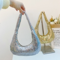 Dinner bag, diamond, hand bag, party bag, aluminum slice, armpit bag XY070