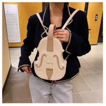 Small organ guitar messenger bag personality violin retro backpack CF35025