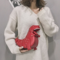 Fashion three-dimensional dinosaur doll shoulder bag chain animal shape messenger bag CF388190