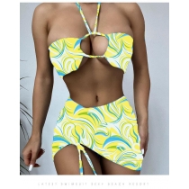 Sexy bikini women's split three-piece swimsuit AL659740014778