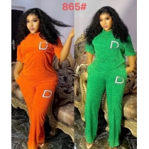 Two piece set of long pants and short sleeves SD679548750687