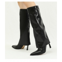 Thin heeled pointed boots, pant sleeves, long boots, women's high boots S685446878314