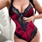 Summer new arrivals women's lace lace mesh stitching sex appeal one-piece suit P10279I