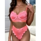 Fashion foreign trade lace gather sexy lingerie female suit S13328I