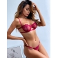 Explosive style lace sexy bra wrapped underwear sexy suit with steel ring S5936G