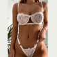 Explosive style lace sexy bra wrapped underwear sexy suit with steel ring S5936G