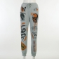 New fashion street trend multi-pattern printed straps thickened warm casual pants P20538
