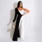 Women Fashion Sexy Casual Dress Solid Color Jumpsuit GH 081