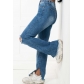 Stretch flared mid-rise jeans women's trousers JLX5511