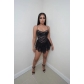 Women's Solid Color Lace Lace Sling Short Sexy Dress AC8320