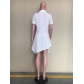 Women's Solid Color Loose Irregular Dress Y5130-1