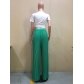 High-Temperature Pleated Wide-Leg 2-Layer Pants D8486