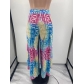 Letter Print Loose Bright Track Pants X1176