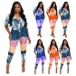 Women's Positioning Color Patchwork Digital Print Jumpsuit YQ08028