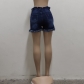 Fashion Versatile Slim Fit Washed Ripped Denim Stretch Shorts HSF2429-2