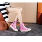High-top canvas shoes trendy new thick-soled stitching trend casual sneakers PT5191