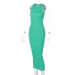 Fashion Casual Knit Sleeveless Round Neck Dress D155100K