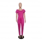 Elastic Slip-Neck Moisture-wicking Seamless Jumpsuit with Pockets GT9984