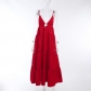 Boho V-Neck Dress Sexy Sling Dress QY21674