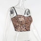 Sexy Babes Leopard Print Camisole Top Fashion Casual Slim Tank Top YL22007