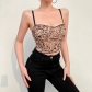 Sexy Babes Leopard Print Camisole Top Fashion Casual Slim Tank Top YL22007
