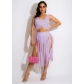Sexy tassel casual two-piece set LY071