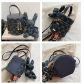 Fashion Letter Hand Drum Bag Textured Women's Bag Crossbody Shoulder Bucket Bag B267