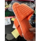 Cotton slippers large size terry cloth suede one-line flat casual foreign trade women's shoes HL&X111