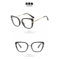 Cat eye glasses frame anti-blue light flat mirror personalized glasses plain glasses frame TR90