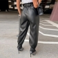 pu leather trousers Y472