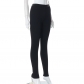 women's solid color casual high waist tight sports trousers K22PT200