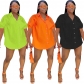 Fashion Casual Solid Color Lapel Shirt Dress YD8623