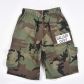 Sexy Loose Alphabet Camouflage Multi-pocket Casual Shorts 6495PL