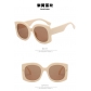 Rice nail big frame sunglasses square sunglasses ins net red sunglasses high-end sense KD2801