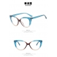 Color matching cat eye flat mirror TR90 anti-blue light retro glasses frame trendy glasses frame KD5001