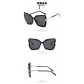 T Polygon Sunglasses Fashion Large Frame Butterfly Cat Eye Sunglasses Gradient Sunglasses KD6925