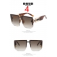 Letter H Frameless Sunglasses Polygonal Retro Sunglasses Fashion Personality Trendy Sunglasses KD6970