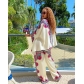 Fashion Set New Positioning Print Loose Doll Sleeve Top Two Piece WDS220516