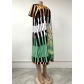 Fashion Print Plus Size Women's Print Dress XYL8166