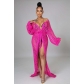 Women's Dress Fashion Sun Protection Blouse Beach Dress Knit Cardigan Cape AJ4366