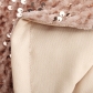 Long Sleeve One Shoulder Sequin Irregular Skirt Dress SC8101