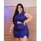 Large size women's clothing small pit strip fashion skirt high elastic two-piece set PH13290