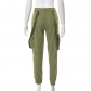 Casual Side Pocket Button Ribbon Pencil Trousers K22PT345