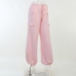 Loose overalls fashion casual low waist large size loose and slim leggings XY22013