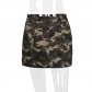sexy slim one-step skirt women's camouflage hip skirt 7218SG