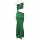 midi skirt cutout open waist slip dress D227842
